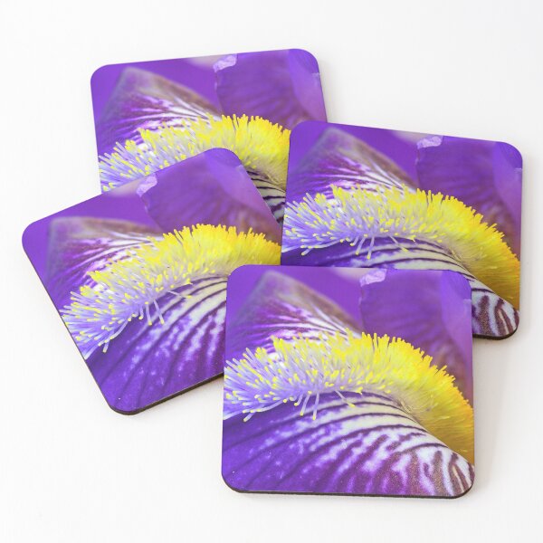 Item preview, Macro view of a Bearded Iris (Iris germanica) designed and sold by ThomMorris.