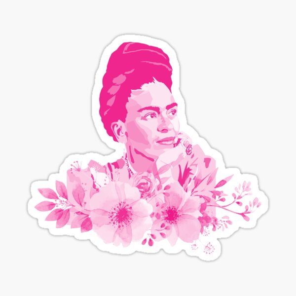Item preview, Frida Kahlo pink icon Abstract  designed and sold by mayerarts.