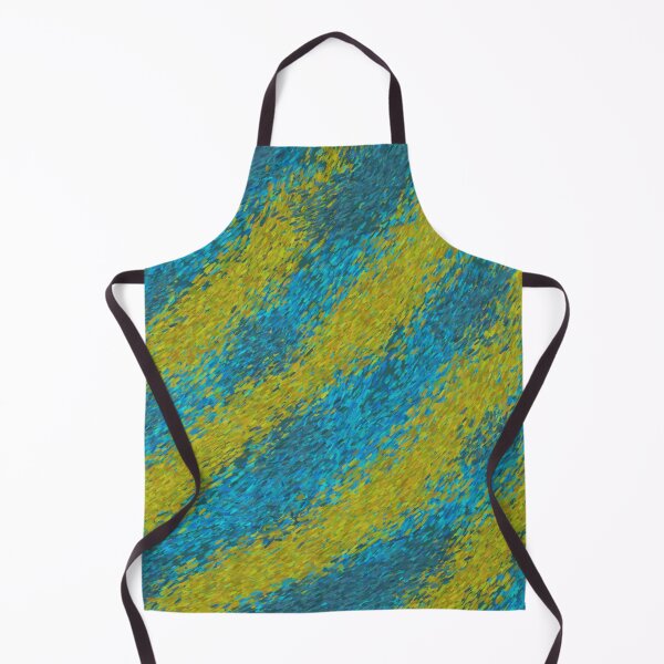 Item preview, Yellow and blue impressioniost lines waves designed and sold by Arimona.