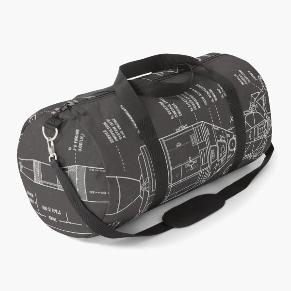 Apollo Program (1961 - 1975) Blackboard Duffle Bag