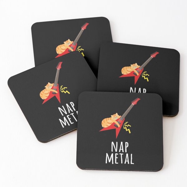 Item preview, Funny Cat Sleep | Tabby Cat | Metal Guitar  designed and sold by Fluffy-Vectors.