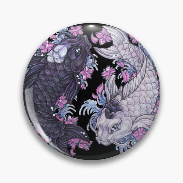 Item preview, Koi carp yin yang design designed and sold by ZadzeneaArt.