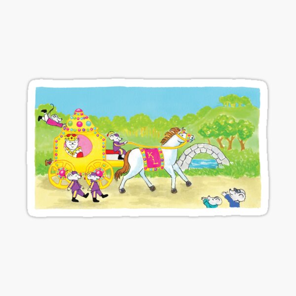 "King Leo’s Golden Carriage" Sticker
