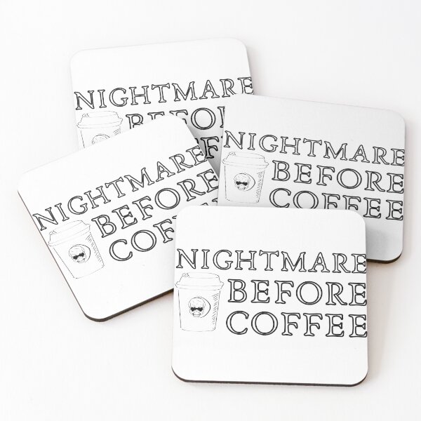 Item preview, Nightmare before coffee designed and sold by avocadissimo.