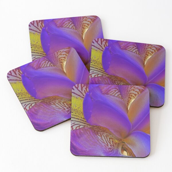 Item preview, Macro Image of a Bearded Iris (Iris germanica) designed and sold by ThomMorris.