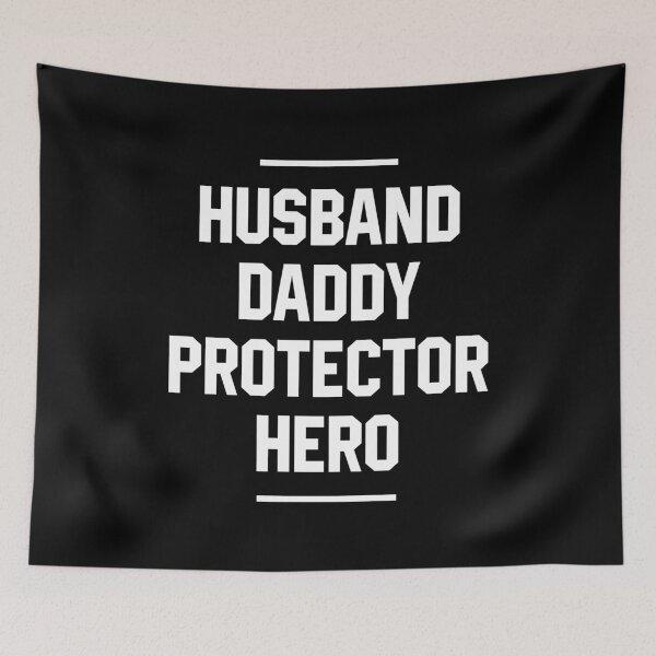 Item preview, Husband Daddy Protector Hero - Fathers Day Gift designed and sold by DiogoCalheiros.