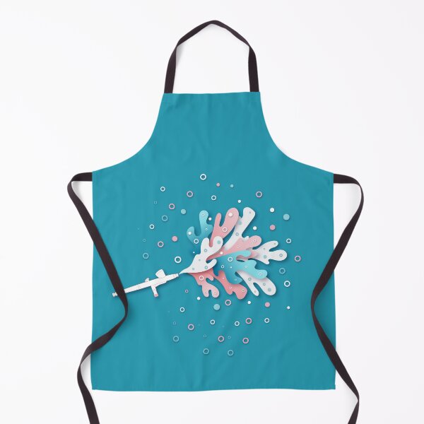 Item preview, Airbrush tool with paint splatter in paper cut style.Paint spray gun. Manicure with airbrush. Fashion trend in manicure. designed and sold by Irinakurta.