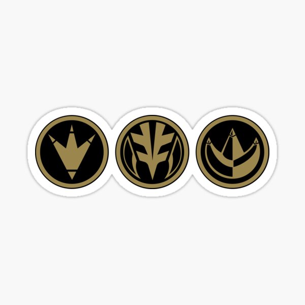 INSIPRED Power Ranger Coin and Helmet Decals 