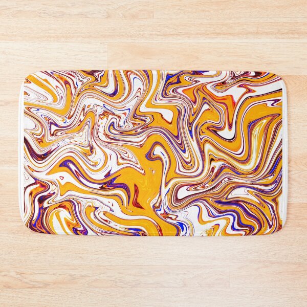 Item preview, Yellow & Blue Marble with White Color Accent designed and sold by Flydea.
