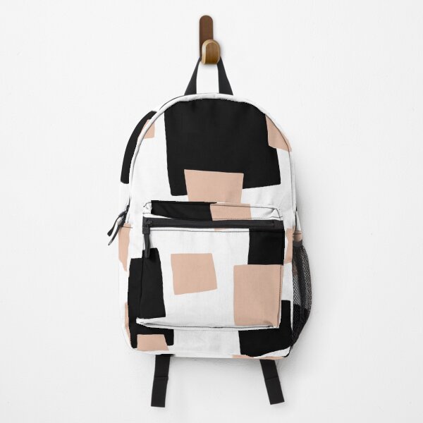 Item preview, Black, beige and white geometric background designed and sold by Jenmag.