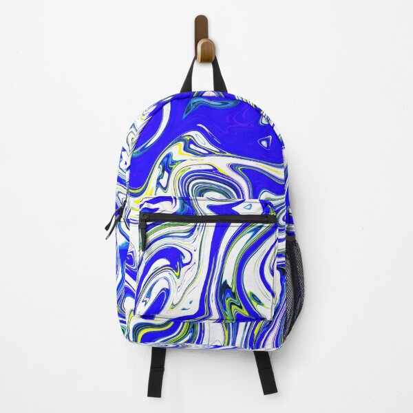 Artikelvorschau, Navy Blue & White in Abstract Marble entworfen und verkauft von Flydea.