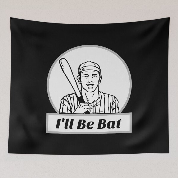 Item preview, Funny Baseball Player Says I'll Be Bat designed and sold by friendlyspoon.