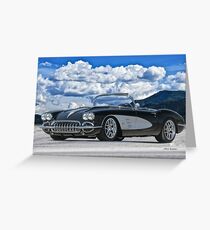 1958 Corvette 'Resto' Roadster Greeting Card