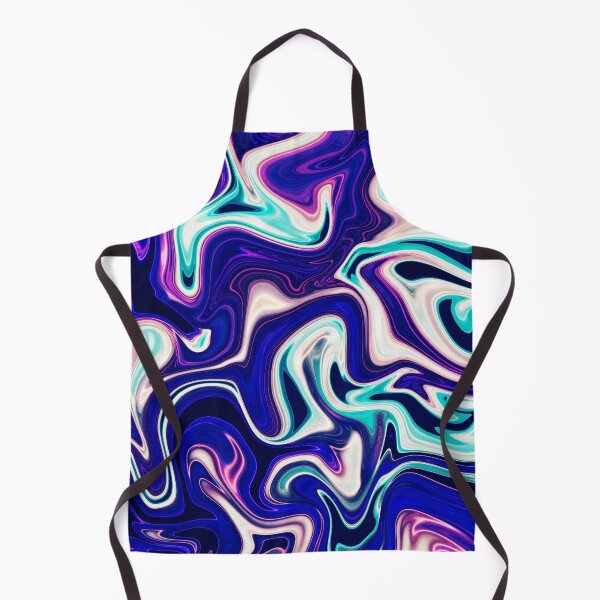 Item preview, Purple, White, & Turquoise in Abstract Fluid designed and sold by Flydea.