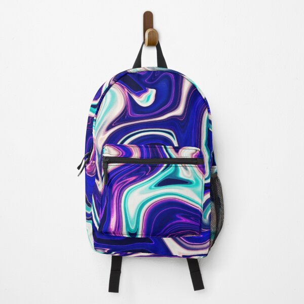 Item preview, Purple, White, & Turquoise in Abstract Fluid designed and sold by Flydea.
