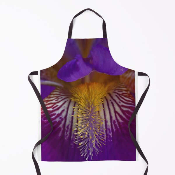 Item preview, A Bearded Iris (Iris germanica) is captured in this macro image designed and sold by ThomMorris.