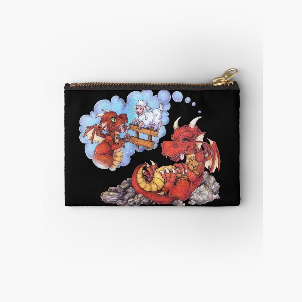 Item preview, Little sleeping dragon - counting sheep designed and sold by ZadzeneaArt.