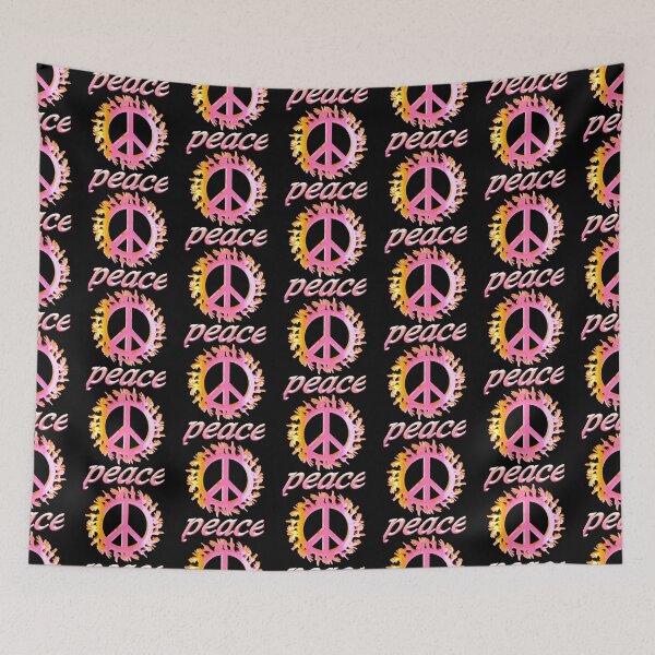 Item preview, Hippie Peace Sign Art Design designed and sold by Zareen Sayyed.