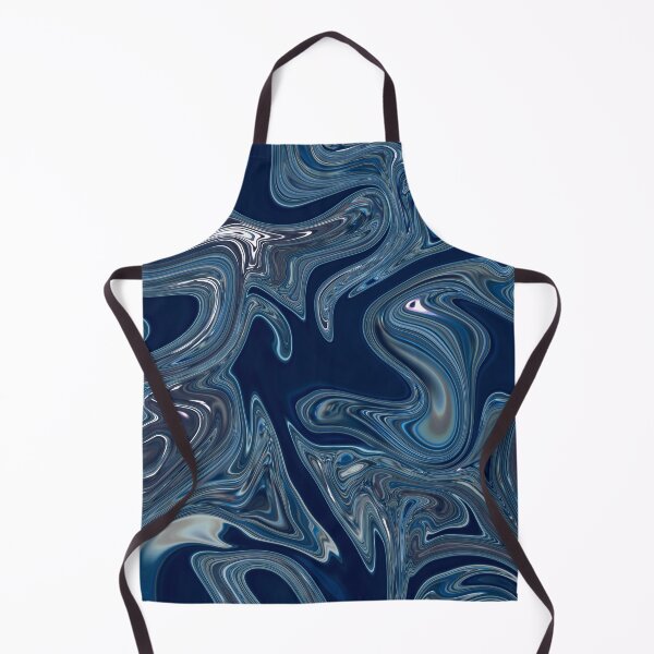 Item preview, Retro Blue Abstract Marble designed and sold by Flydea.