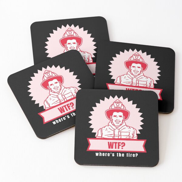 Item preview, Firefighter Says WTF? designed and sold by friendlyspoon.