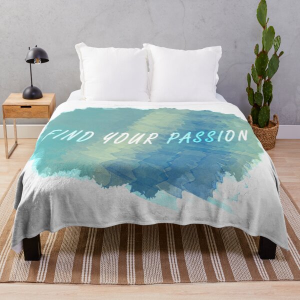 Item preview, Find Your Passion Turquoise, Blue and Yellow Watercolour Shades designed and sold by pastel-only.