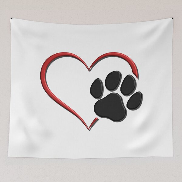 Item preview, Heart and paw designed and sold by Douglas  Walker.