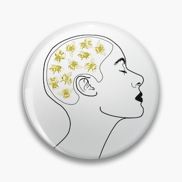 Artikelvorschau, Head Full of Bees entworfen und verkauft von GemJDesign.