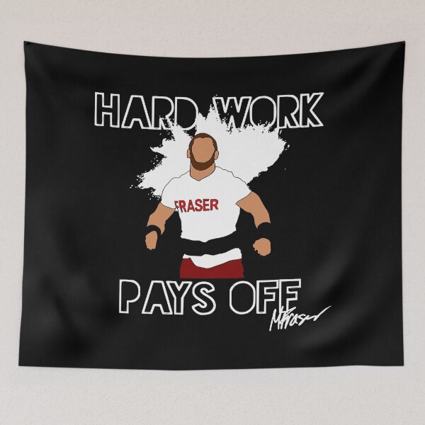 Item preview, Mat Fraser - Hard Work Pays Off designed and sold by chalk-and-squat.