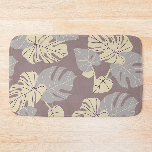 Item preview, Yellow and grey monster leaves pastel design designed and sold by Arimona.