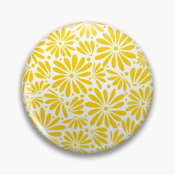 Item preview, Yellow floral seamless pattern designed and sold by BLMcreations.