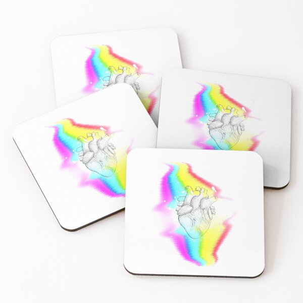 Item preview, Rainbow heart designed and sold by MoonNRoselyne.