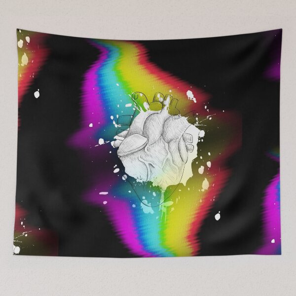Item preview, Rainbow heart designed and sold by MoonNRoselyne.