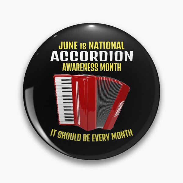 Item preview, June Is National Accordion Month designed and sold by dhajr.