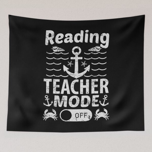 Item preview, Reading Teacher Mode Off | Creative Reading Teacher designed and sold by YAHIA-14.