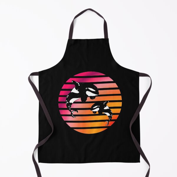 Item preview, Jumping Orcas Sunset Circle designed and sold by Sebastian Grafmann.