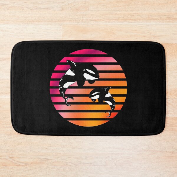 Item preview, Jumping Orcas Sunset Circle designed and sold by Sebastian Grafmann.