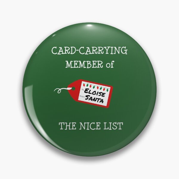 Item preview, ELOISE - Card-Carrying Member of The Nice List designed and sold by IzzyDee-Designs.