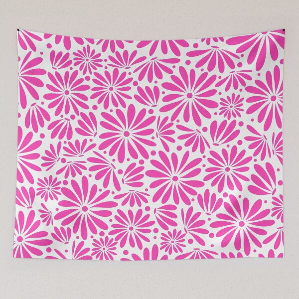 Item preview, Pink floral seamless pattern designed and sold by BLMcreations.