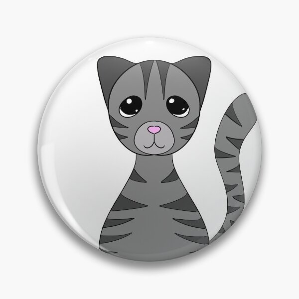 Item preview, grey striped cat designed and sold by AddysProjects.