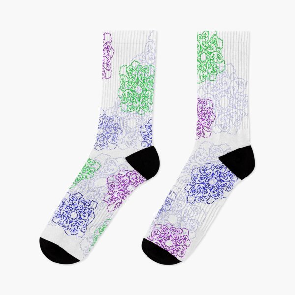 Item preview, Arabesques with flower shapes designed and sold by Vectshirt-shop.