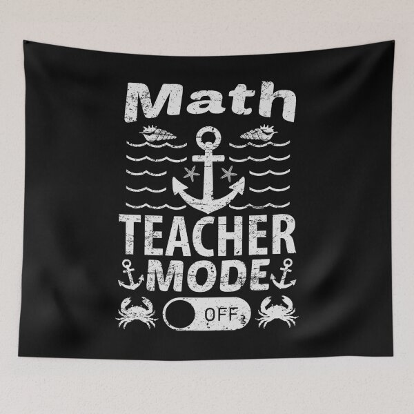 Item preview, Math Teacher Mode Off | Creative Math Teacher designed and sold by YAHIA-14.