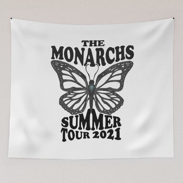 Item preview, Black and White Monarch Butterfly - The Monarchs Summer Tour 2021 designed and sold by The White Bat.