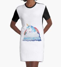 Central Intelligence - Unicorn (Faded as worn in the film) Bob Stone Graphic T-Shirt Dress