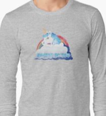Central Intelligence - Unicorn (Faded as worn in the film) Bob Stone Long Sleeve T-Shirt