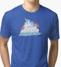 Central Intelligence - Unicorn (Faded as worn in the film) Bob Stone Tri-blend T-Shirt
