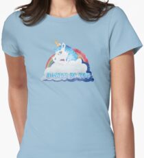 Camiseta entallada Central Intelligence - Unicornio (desvanecido en la película) Bob Stone