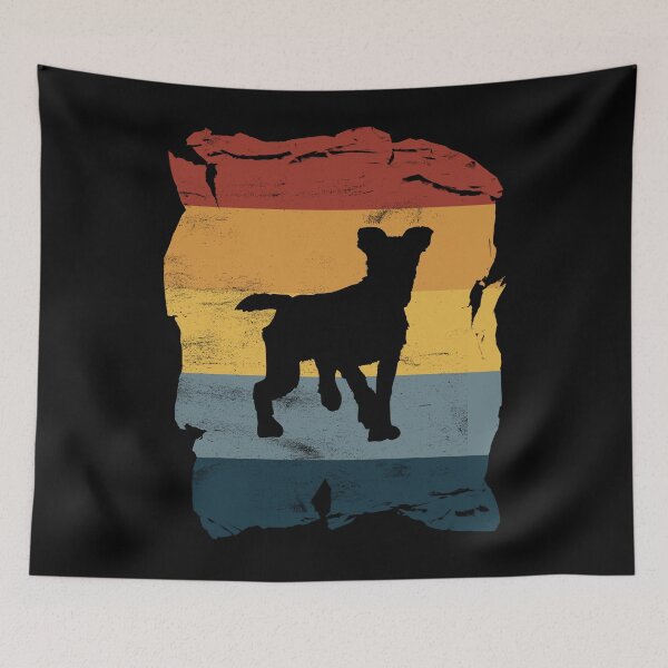 Item preview, Mutt Distressed Vintage Retro Silhouette designed and sold by DoggyStyles.