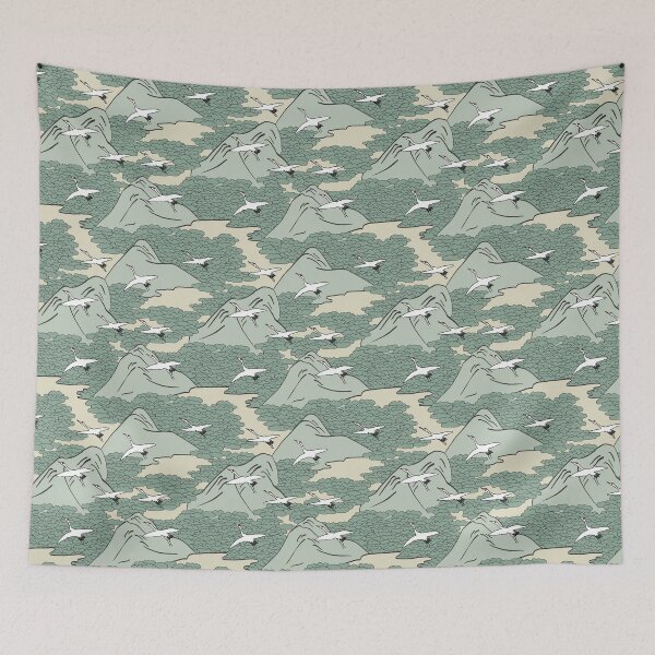 Item preview, Birds gliding over mountains designed and sold by franzi.