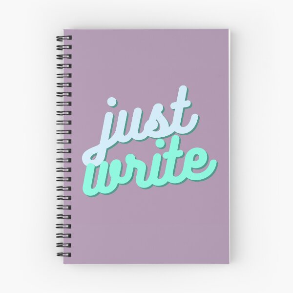 Item preview, just write | soft purple retro writer aesthetic designed and sold by Rebecca Mix.
