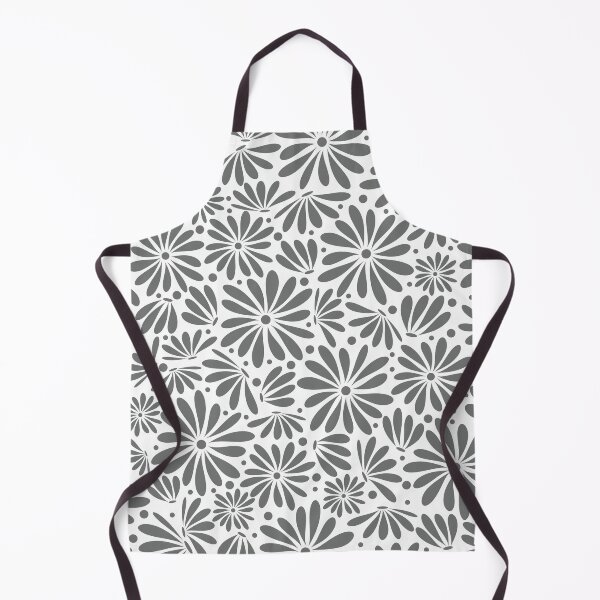 Item preview, Gray floral seamless pattern designed and sold by BLMcreations.
